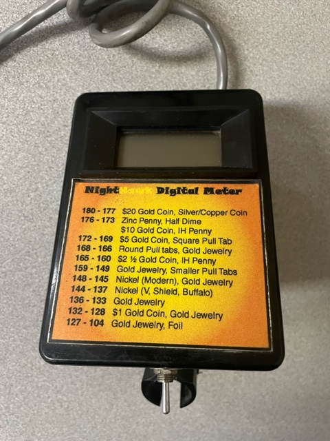 Night Hawk Digital Meter for Minelab Sovereigns